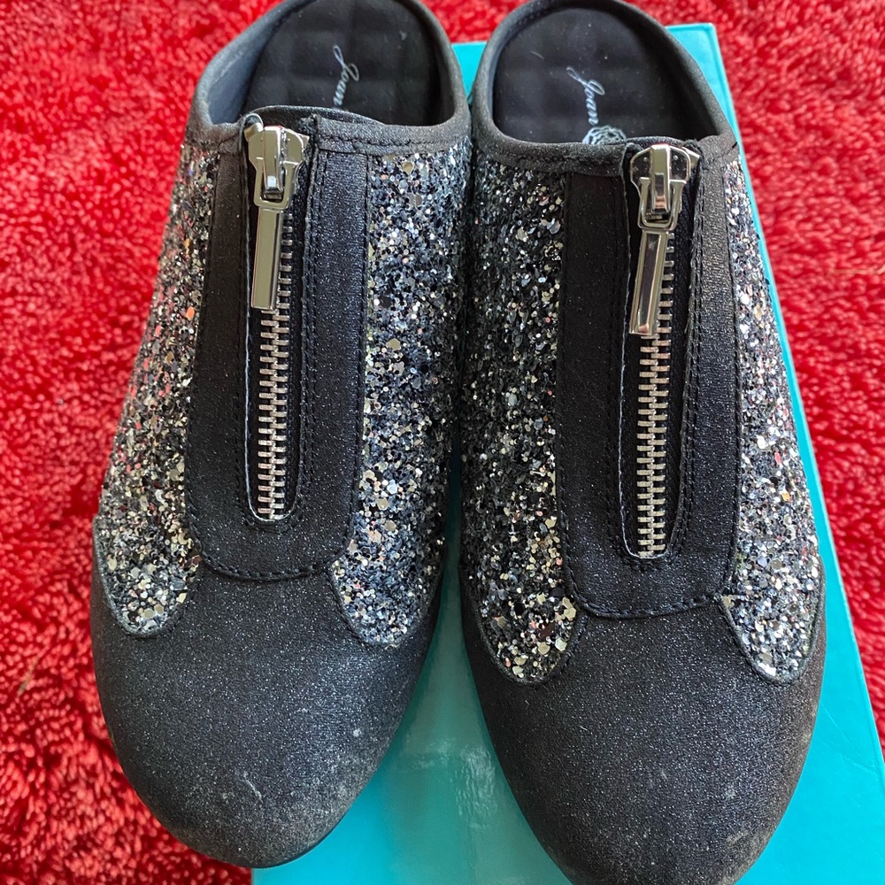 Joan Boyce Zipper Slip On Loafers 9.5